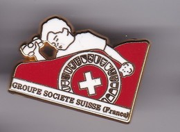 Pin's GROUPE SOCIETE SUISSE SIGNE ARTHUS BERTRAND - Arthus Bertrand