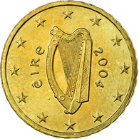 IRELAND REPUBLIC, 10 Euro Cent, 2004, TTB, Laiton, KM:35 - Irlanda