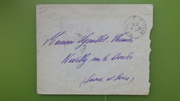 Lettre 1916 Du Cuirassé Charlemagne (verso) Affecté A La Division D'Orient En Franchise Militaire Par Ferryville - Cartas & Documentos