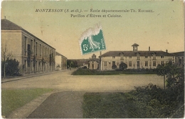 CPA Montesson Ecole Départementale Roussel Pavillon D'Elèves Et Cuisine - Montesson