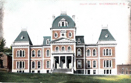Sherbrooke Québec Canada - Court House - Palais De Justice - Written 1910 - 2 Scans - Sherbrooke