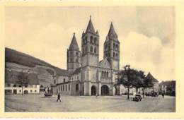 68 - GUEBWILLER : L'Eglise Saint Leger - Jolie CPSM Dentelée " Vernie " Sépia Format CPA - Haut Rhin - Guebwiller