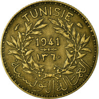 Monnaie, Tunisie, Anonymes, Franc, 1941, Paris, TTB, Aluminum-Bronze, KM:247 - Tunisia