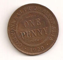 AUSTRALIA AUSTRALIE АВСТРАЛИЯ  PENNY  1920  162 - Penny