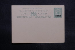 MAURICE - Entier Postal Surchargé Non Circulé - L 33534 - Mauritius (...-1967)