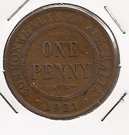 AUSTRALIA AUSTRALIE АВСТРАЛИЯ  PENNY  1921 163 - Penny