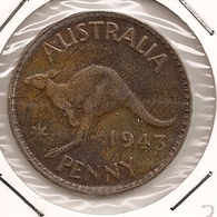 AUSTRALIA AUSTRALIE АВСТРАЛИЯ  PENNY  1943 174 - Penny