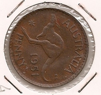 AUSTRALIA AUSTRALIE АВСТРАЛИЯ  PENNY  1951 P 176 - Penny