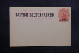 BECHUANALAND - Entier Postal Surchargé Non Circulé - L 33569 - 1885-1895 Crown Colony