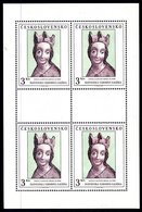 CZECHOSLOVAKIA 1980 National Gallery Paintings 3 Kc. Sheetlet MNH / **.  Michel 2592 Kb - Blocchi & Foglietti