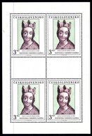CZECHOSLOVAKIA 1980 National Gallery Paintings 3 Kc. Sheetlet MNH / **.  Michel 2592 Kb - Hojas Bloque