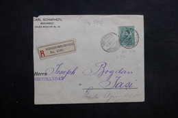 ROUMANIE - Enveloppe En Recommandé De Bucarest Pour Jasi En 1903 - L 33617 - Cartas & Documentos