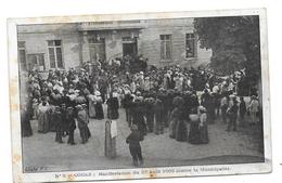 COURS Manifestation Du 27 Aout 1908 Contre La Municipalité - Cours-la-Ville