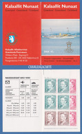 GREENLAND 1990 QUEEN MARGRETHE 47 KR. COMPLETE BOOKLET  FACIT H2 MINT UNUSED - Libretti