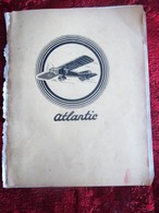 CAHIER ÉCOLIER ÉCRITURE A LA PLUME COURS SUR LES RONGEURS ILLUSTRé De Chromos & Images Album ECOLE AVION ATLANTIC - Album & Cataloghi