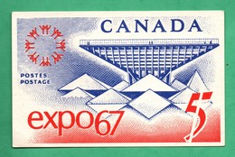 Canada Carte Maximum Expo 67 ( Format 9cm X 14cm ) - Maximum Cards