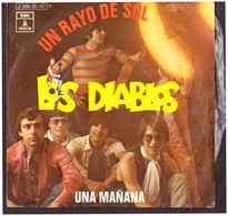 España. Disco De Vinilo A 45 Rpm. Los Diablos. Un Rayo Del Sol. Una  Mañana. Buena Condicion. - Altri - Musica Spagnola