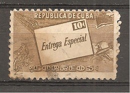 Cuba - Yvert  Urgente 10 (usado) (o) - Express Delivery Stamps