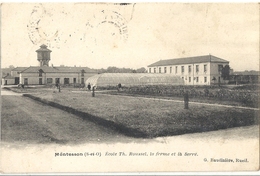 CPA Montesson Ecole Théophile Roussel La Ferme Et La Serre - Montesson