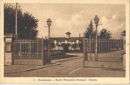 CPA Montesson Ecole Théophile Roussel  Entrée - Montesson