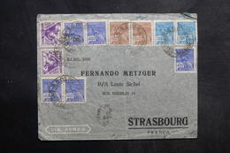 BRÉSIL - Enveloppe Commerciale De Pelotas Pour La France En 1938 , Affranchissement Plaisant - L 33704 - Cartas