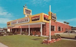 Sarasota Florida, Kissin' Cuzzins Pancake Inn Restaurant, Auto, C1970s Vintage Postcard - Sarasota