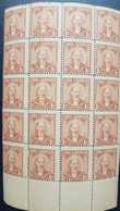 O) 1961 CUBA- CARIBBEAN, SPANISH ANTILLES, ERROR DISTURBED GUM, JOSE MARTI - SCT 674 1c Brown Red,  SHIFTED PERFORATION, - Unused Stamps