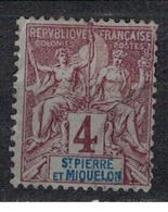 SAINT PIERRE ET MIQUELON       N° YVERT  :    61  OBLITERE     ( OB   03/62  ) - Oblitérés