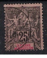 SAINT PIERRE ET MIQUELON       N° YVERT  :    66    OBLITERE     ( OB   03/62  ) - Usados