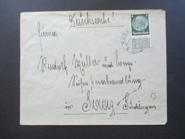 3.Reich 1939 Sudetenland Hintenburg Unterrand Mit Stempel Eger Wir Sind Frei Mit Hakenkreuz - Sudetes