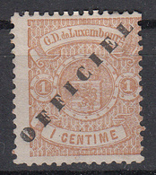 LUXEMBURG - Michel - 1875/78 - Nr 10 II  (Met Keurstempel) - MH* - Servizio