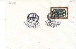 Luxembourg 1965 - "Anniversaire De L'ONU" (7.124) - Lettres & Documents