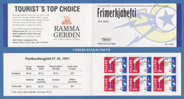ISLAND ICELAND 1992  TRADE & COMMERCE  COMPLETE BOOKLET NEW UNUSED FACIT H 13 - Markenheftchen
