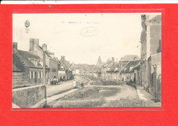 Delcampe - 80 MOREUIL  Cpa Animée Rue Thiers      52 Edit Houdart - Moreuil