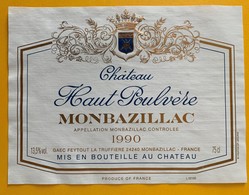 10803 - Château Haut Poulvère 1990 - Monbazillac