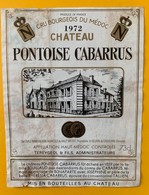 10809 - Château Pontoise Cabarrus 1972 Médoc - Cahors