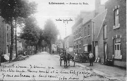 Libramont  Avenue Du Bois Envoyée De Habay La Vieille En 1909 Attelage Chevaux  Circule En 1909 - Libramont-Chevigny