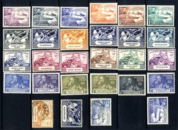 BRITISH COMMONWEALTH Ranges In Hagner Albums Strength In M KGVI Issues Mainly Pair Sets Incl. A  Number Of Omnibus Issue - Otros & Sin Clasificación