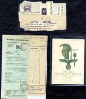 FOREIGN Miscellaneous Assortment With German Interest - Wartime Isle Of Man Onchan Camp (O Camp) ½d & 6d Camp Tokens, Ai - Autres & Non Classés