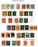 ARGENTINA 1858-1933 M & U Collection Fairly Complete Incl. 1910 Deposition Of Spanish Victory Set M, 1928 Air Set Mixed  - Other & Unclassified