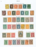 CHILE 1853-1936 Virtually Complete M Or U Collection Incl. 1910 Centenary Of Independence Set M, 1936 Discovery Of Chile - Autres & Non Classés