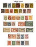 FRANCE 1849-1936 Appears A Complete Collection Incl. Key Items. Noted 1869 5f Napoleon Used '5118' Numeral Of Yokohama ( - Other & Unclassified