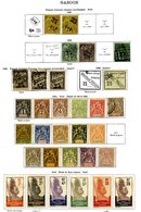 FRANCE (GABON) 1886-1936 Fairly Complete Mainly M Collection From Some Early Overprints U, 1904 To 40c M, 50c To 1f M, 2 - Sonstige & Ohne Zuordnung