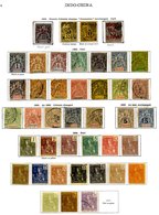 FRANCE (INDO CHINA) 1889-1933 Collection With Few Earlier, 1892 To 5f, 1904 To 5f, 1907 To 10f Surcharges, 1918 Set Of S - Sonstige & Ohne Zuordnung