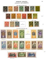 FRANCE (OCEANIC SETTLEMENTS) 1892-1934 Mainly M Collection With 1896 'Tablets' To 1f, 1913 To 5f (exc. 10c), Surcharged  - Autres & Non Classés