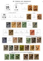 FRANCE (ST PIERRE ET MIQUELON) 1876-1934 Collection With Early Opts. 1891 6 Values To 25c, 1892 To 1f, 1900 New Colours, - Autres & Non Classés