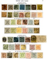 GERMAN STATES THURN AND TAXIS 1852 -1862 U Or Unsed Incl. N District 1852 To 3sgr, 1859 To 3sgr U, 5 & 10sgr M. S Distri - Other & Unclassified