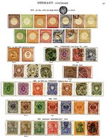 GERMANY 1872-1935 Predominantly M (fewer U) Collection Complete (no M/S) With Many Better Incl. 1926 Airs To 2m M (Cat.  - Other & Unclassified