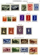 LIECHTENSTEIN 1912-36 Complete Collection Mainly M Incl. 1924-27 Set, 1925 Birthday Set, 1928 Accession M, 1930 Pictoria - Sonstige & Ohne Zuordnung