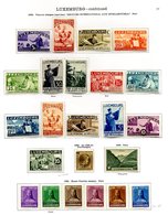 LUXEMBOURG 1852-1935 M & U Collection Fairly Complete Incl. 1852 10c  & 1sgr U, 1859 To 40c U, 1865 To 40c (exc. 37½c),  - Other & Unclassified